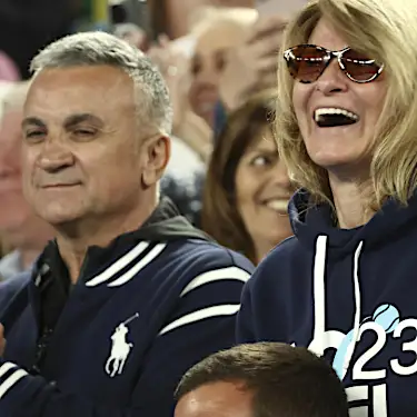 Djokovic father filmed with fans holding Russian flags at Australian Open