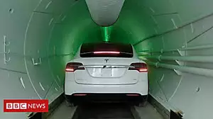 Elon Musk unveils high-speed transport tunnel