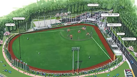 佐賀県内初の全面人工芝　来年７月オープン、武雄市民球場｜まちの話題｜佐賀新聞ニュース