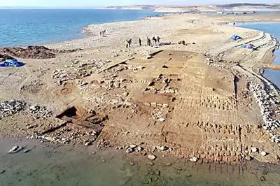 Emerge una ciudad de 3.400 años después de una sequía extrema