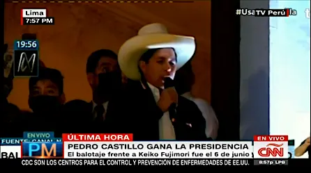 El presidente electo Pedro Castillo da apasionado discurso | Video