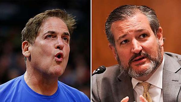 Ted Cruz, Mark Cuban spar on Twitter over NBA’s social-justice messaging