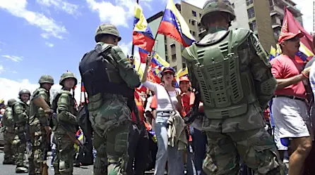 Acordonan un destacamento de la Guardia Nacional en Caracas