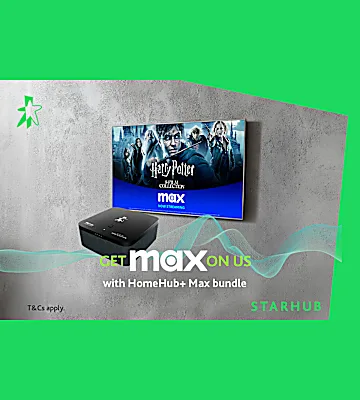 Enjoy endless entertainment with Max, HBO Pak and more!