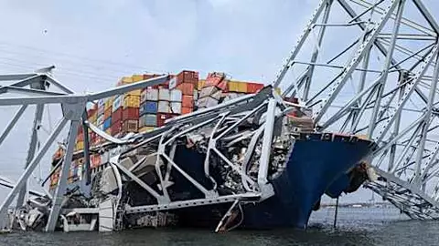 美國起訴撞毀巴爾的摩大橋的新加坡貨船船東和營運商