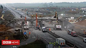 Timelapse video shows bridge demolition
