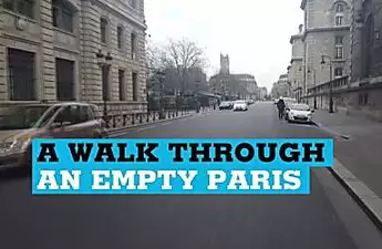 Coronavirus: A walk through a deserted Paris