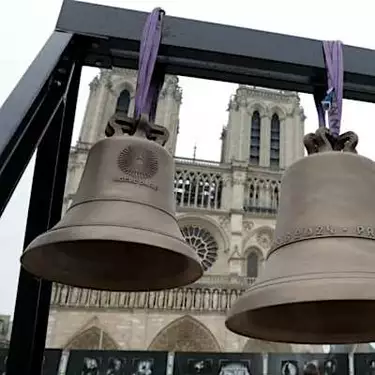 Bells of Notre-Dame cathedral ring out for first time since 2019 fire