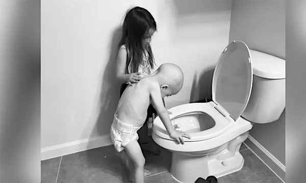 'This is childhood cancer': A mom shared a heart-wrenching photo of her 4-year-old son with leukemia 'This is childhood cancer': A mom shared a heart-wrenching photo of her 4-year-old son with leukemia