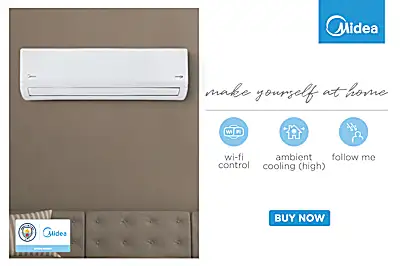 Smart Inverter AC with Wifi Control & Follow Me feature