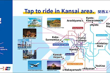 大阪メトロ/近鉄/阪神/阪急の548駅、タッチ決済乗車に対応。10月29日から