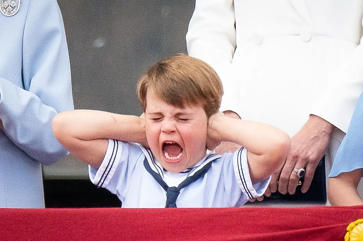 Excited Prince Louis left in awe by Trooping the Colour flypast