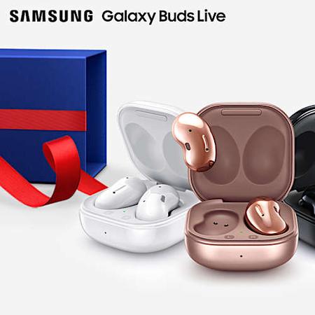 Free Samsung UV Steriliser worth $108 when you get the Galaxy Buds Live. While stocks last, T&Cs apply.