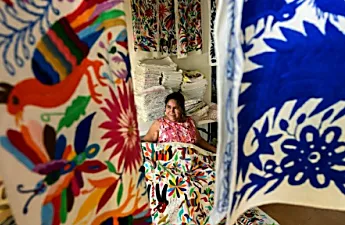 Mexican artisans want credit for designs behind Carolina Herrera dresses