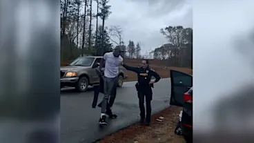 Alabama officer on leave after video shows her using stun gun on handcuffed Black man