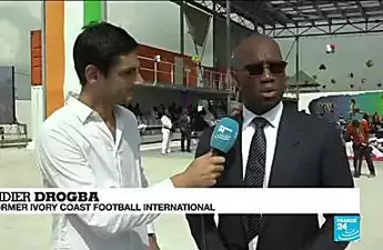 Football legend Didier Drogba: 'Sport is important for young people's development in Ivory Coast'