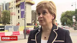 Sturgeon hails 'positive' deficit figures