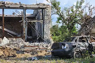 These villages were liberated in Ukraine's grinding counteroffensive. They're little more than ruins.