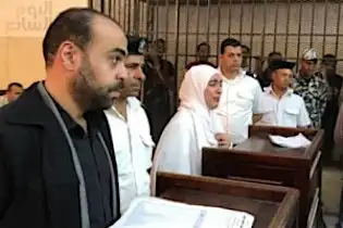 شاهد لحظة إحالة أوراق الأم المتهمة بقتل طفلها بمساعدة عشيقها فى الغربية للمفتى