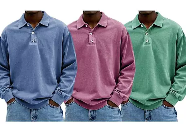 Men Can’t Get Enough of This Cozy Polo Shirt