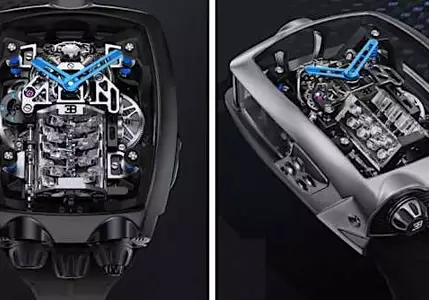 Astonishing Bugatti Watch Operates with a Mini W16 Engine and Costs $280,000