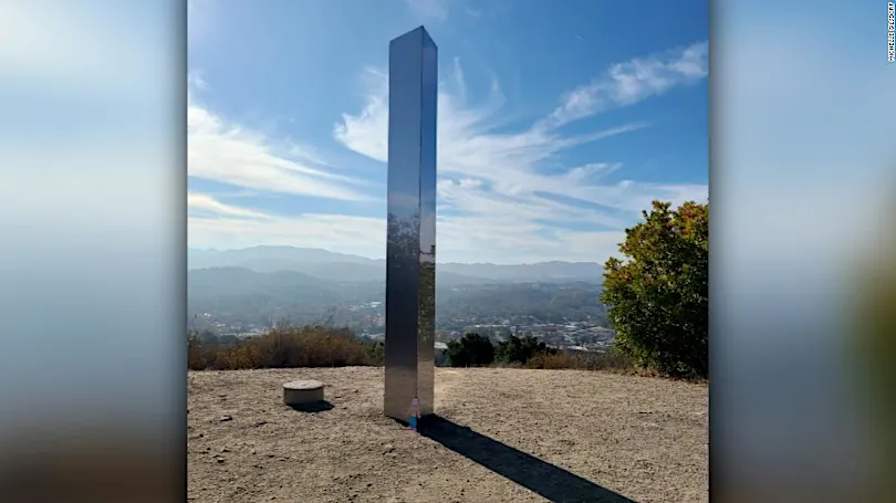 Hikers discover new mystery monolith in California