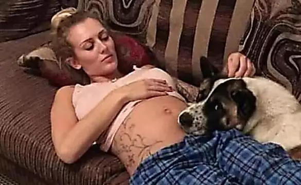 犬は妊娠中の主人が近づくたびに吠え出し、疑問に思った彼女は医師の診断を受けた