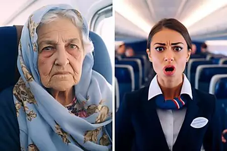 Ανατροπή: Αεροσυνοδός Απορρίπτει 89χρονη στην Business Class - Δεν Θα Πιστέψετε Ποια Ήταν!