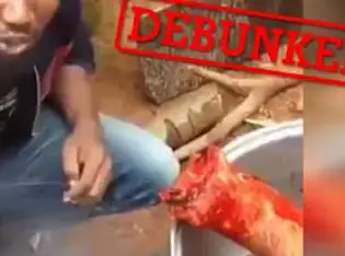 No, people are not eating human flesh in Cameroon