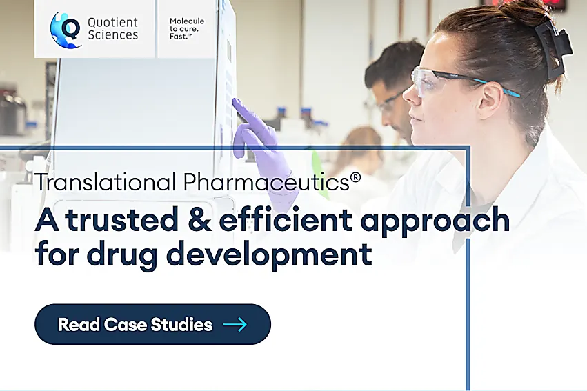 Using Translational Pharmaceutics® to achieve a first-in-human milestone