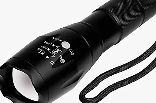 The innovative flashlight with LED technology.