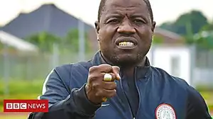 Nigerian football coach filmed taking cash