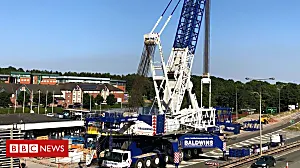 Massive crane ready for big lift