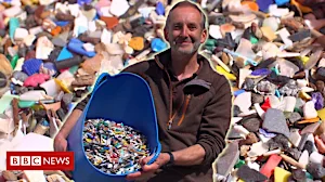 'I found 300 Lego flippers on the beach'