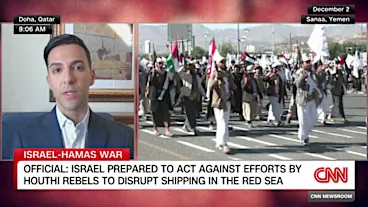Israel says "ready" to take action if others don't curb Houthi rebel attacks on shipping