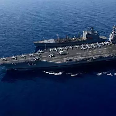 US shifts one of two aircraft carriers away from Middle East