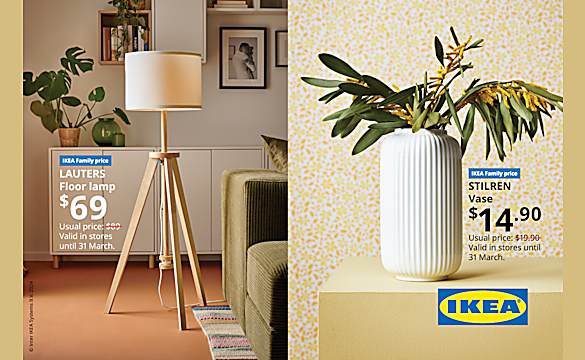 Festive savings for every home from IKEA until 31 March 2024.​