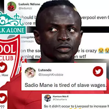 'Which kain nonsense!' - Reactions as Sadio Mane wages revealed amid potential Liverpool exit