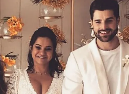 Mãe de Alok estava tão linda quanto a noiva em casório: vestido branco é todo de renda!