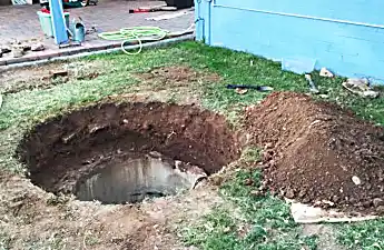 [Photos] Man Buys Home And Digs Holes In His Backyard Because Of Rumors, Then He Finds It