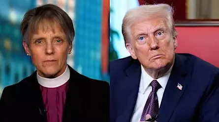Obispa explica en CNN por qué hizo un pedido directo a Trump en un discurso viral