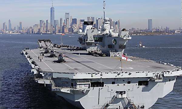 Britain's new $3.8 billion aircraft carrier just sprang a leak