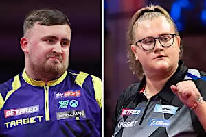 Luke Littler beaten by Beau Greaves in last-leg decider in semi-finals of World Youth Championship darts