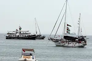 Gaza flotilla says boat struck by drone in Tunisian waters, authorities deny claim