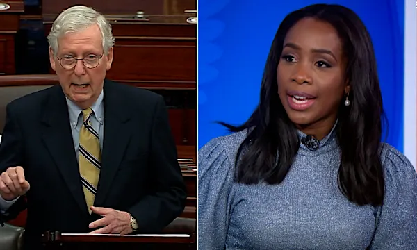 Abby Phillip calls out McConnell's speech after acquitting Trump