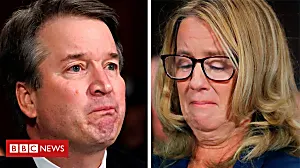 Emotional testimonies by Kavanaugh and Ford