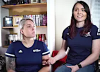 Rainbow Laces: Παραολυμπιακοί Lauren Rowles και Jude Hamer για την εύρεση αγάπης κατά τη διάρκεια του κλειδώματος
