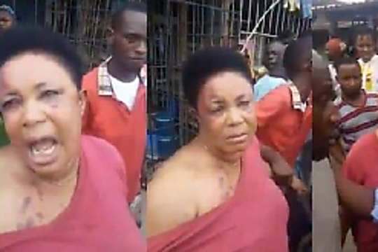 Drama as woman returns manhood she reportedly stole with a handshake