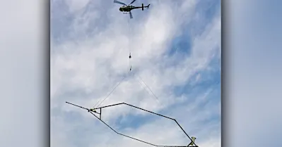 Giant magnet hanging from a helicopter could solve California's drought water shortages