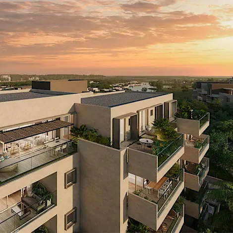 La mejor perspectiva de La Ciudad Soñada: Olivos, Altozano Resort Residencial